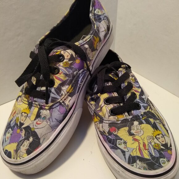 VANS Disney Villains Shoes Women's U.S. Size 6.5 / Men's U.S. Size 5 - Picture 1 of 7